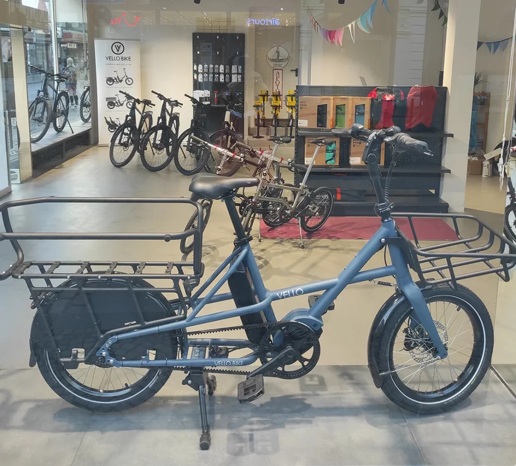 Lastenrad Vello bei Hallo-Fahrrad
